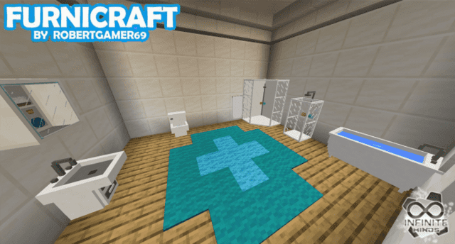 Mod Furnicraft 3d Block For Minecraft Pe, How To Make A Canopy Bed In Minecraft No Mods