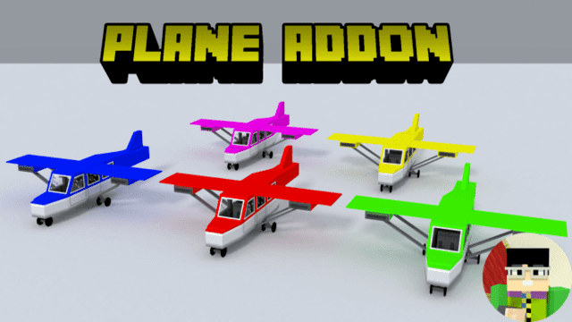 Mod "Aircraft" with five different colors of aircraft
