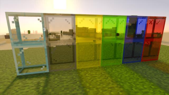 Multicolored glass