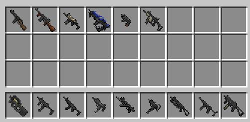 Modern varieties of submachine guns and machine guns