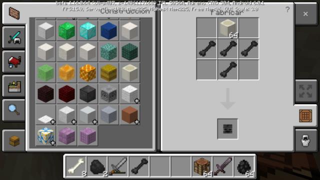Wither Skeleton Armor Crafting
