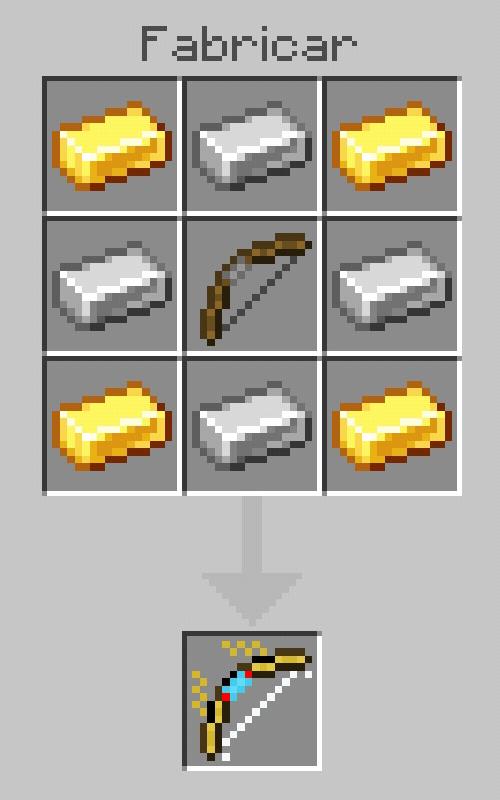 Recipe for crafting a magic bow