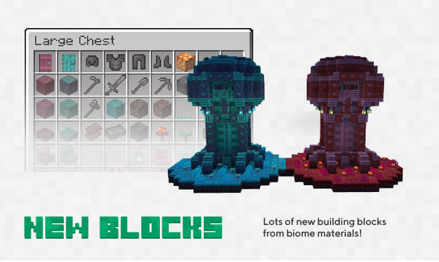 New blocks from Nether Update