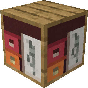 Block with books