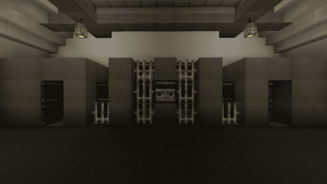 Two doors leading to the human experimentation room in SCP 19