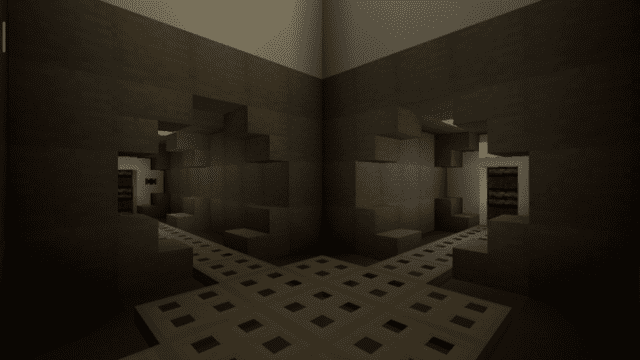 Two beautifully designed entrances to various rooms based on SCP 19