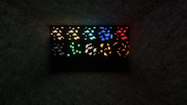Glowing Ore Blocks