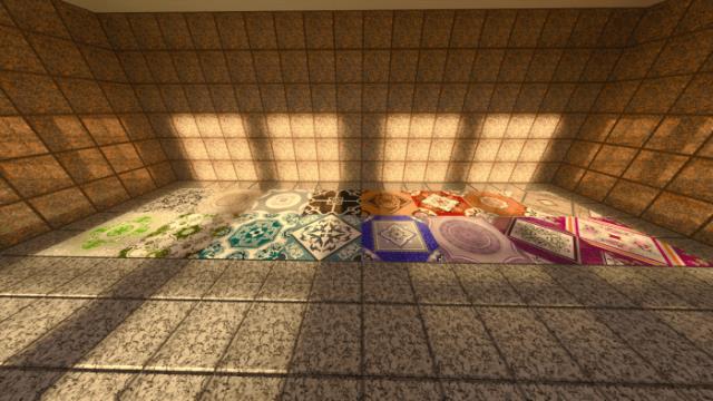 Floor textures from different materials