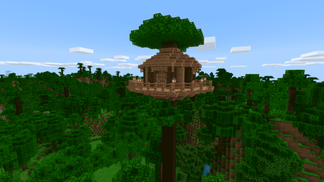 Jungle tree house