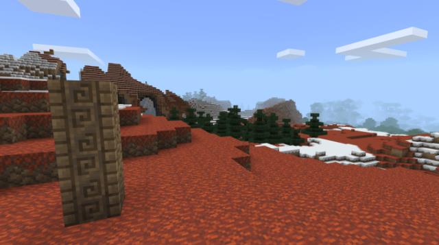 Cave Mode Blocks in the Mountains