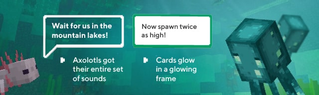 Axolotl and Glowing Octopus now spawn twice as high