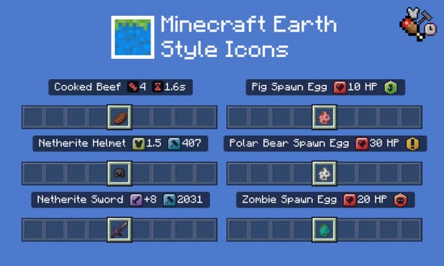 Minecraft Earth Icons