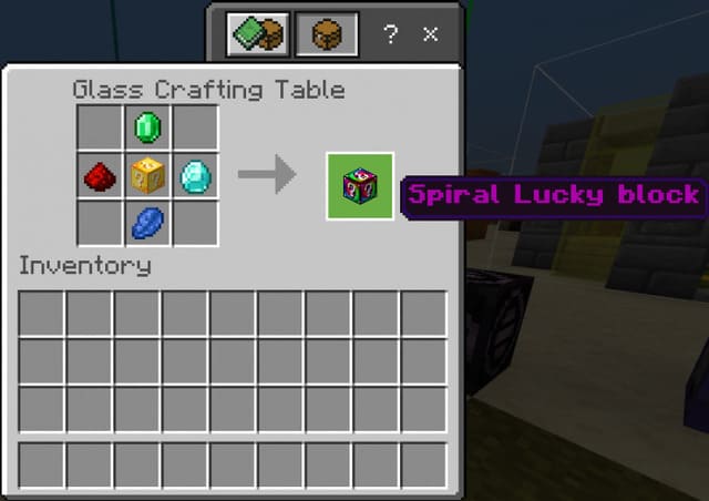 Spiral Lucky Block Crafting